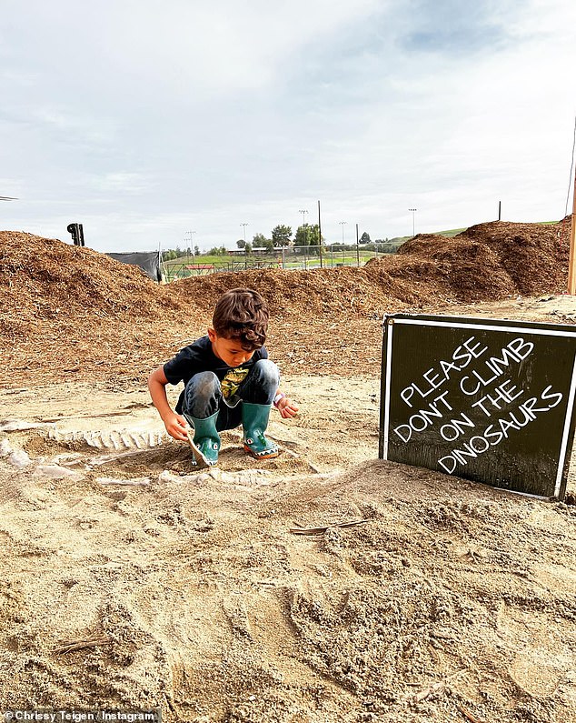 Science Man: Miles played the role of paleontologist and reviewed dinosaur fossils