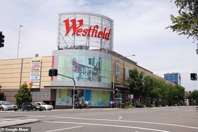 Police were called to Liverpool Westfield (pictured) at around 3:15pm to report that a man had allegedly groped two girls.