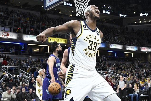 Myles Turner scored 29 points as the Indiana Pacers beat the Hornets by just five points