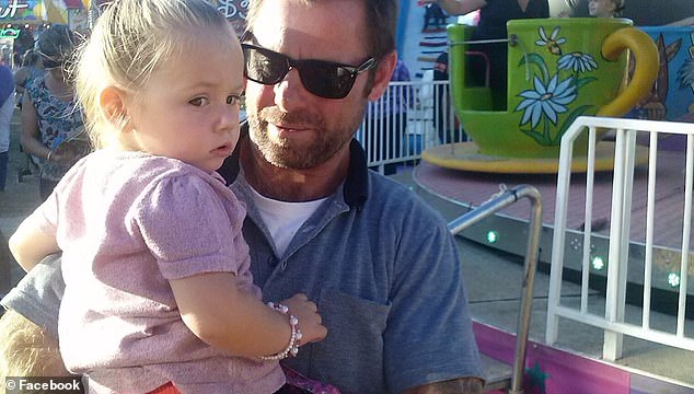 Todd Mooney, 54, and his 10-year-old daughter Kirra (pictured), were found dead inside a burned-out shed in Biggenden, 240km north-east of Brisbane.