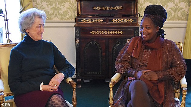 Prince Harry expressed his delight at the reconciliation of Lady Susan Hussey and Ngozi Fulani over their dispute over racism.  Pictured together on December 16.