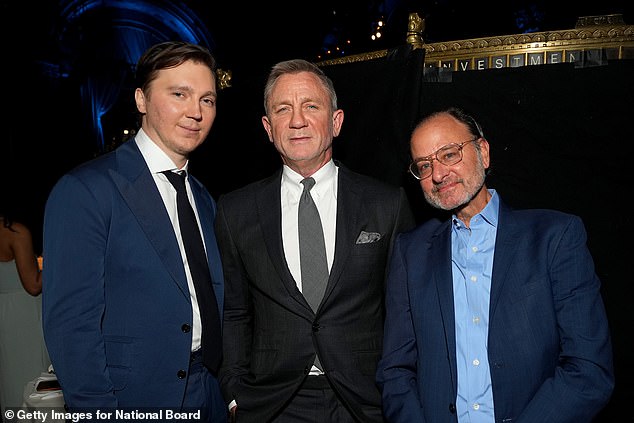 Gang: Paul Dano, Daniel and Fisher Stevens (L-R) pictured