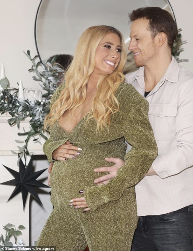 Expecting: The Loose Woman panelist, 33, shocked fans last month with the news that she was expecting her fifth child, her third with husband Joe Swash