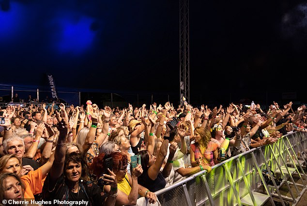 In total, some 3,000 people came to the tent every night to listen to their favorite bands, and it wasn't just Generation Z.