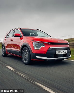 A petrol Kia Niro mild hybrid will cost £64.70 to fill up at the current average UK unleaded price of £1.54/litre, but will travel twice the distance of the EV