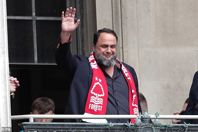 Murphy gave a special mention to Nottingham Forest owner Evangelos Marinakis in his message.