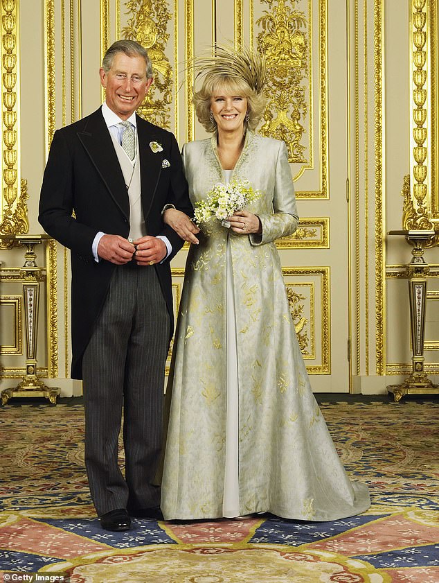 The now King Charles and Queen Camilla married in 2005 in a civil ceremony at Windsor Guildhall before receiving a blessing at St George's Chapel on the Windsor Estate.