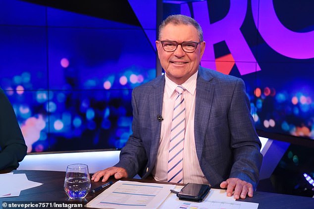 Harris' co-host Steve Price (pictured) slammed the duke for 'flogging his family's secrets for money'