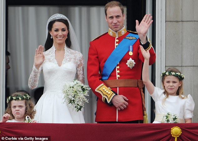 Prince Harry said Prince William would not let the topic drop because he had not been allowed to have facial hair for his own wedding to Kate Middleton in 2011 (pictured)