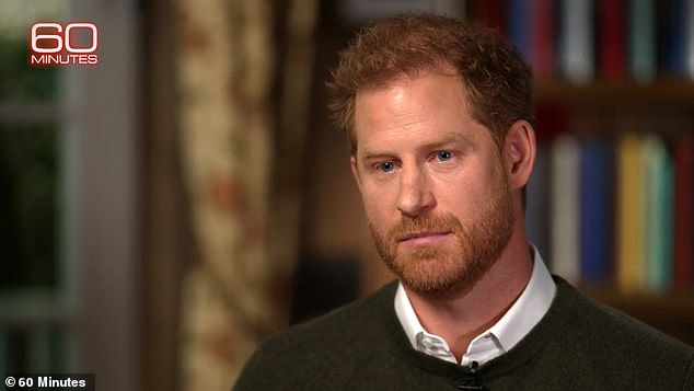 In a separate interview with CBS, the prince deflected a question from Anderson Cooper, who asked why, given their clear antipathy to the monarchy's instructions, he and Meghan didn't simply renounce their titles as Duke and Duchess of Sussex. .  'And what difference would that make?'  was his only answer