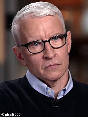 He told host Anderson Cooper (seen) that there was a big 