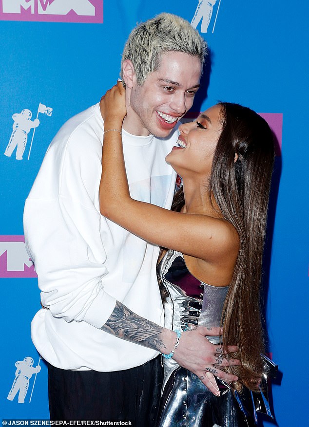 Cool peeps according to her: The 32-year-old beauty, whose current film is Causeway, shared she was in awe when she met Ariana Grande, thinks Pete Davidson is a 'huge celebrity';  seen in 2018