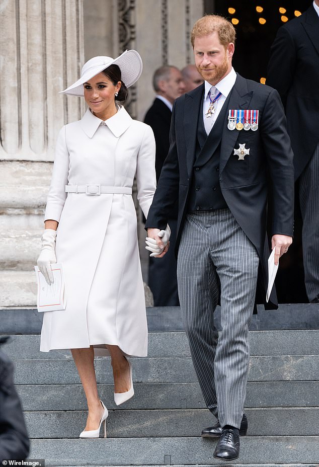 A recent poll revealed in December that 98 percent of respondents still want the couple stripped of their titles of Duke and Duchess of Sussex.