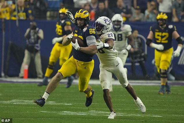 Cowboys go Michigan again in NFL draft with TE Schoonmaker - Newsday