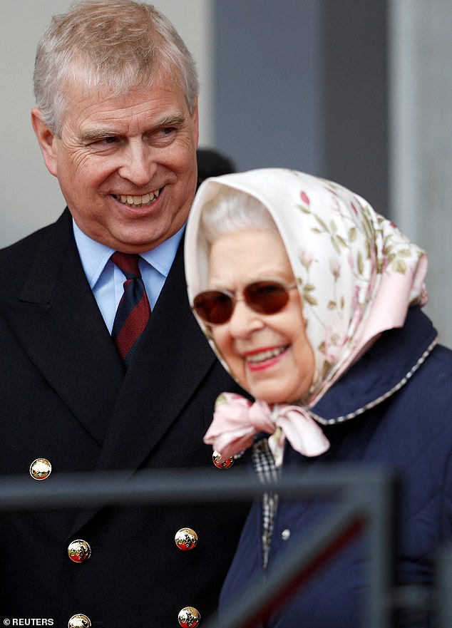 The Duke of Sussex recalls how Meghan initially believed Prince Andrew (left) was the queen's aide