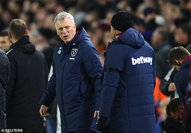 Moyes' future at the club is in doubt with the Hammers just above the relegation zone.