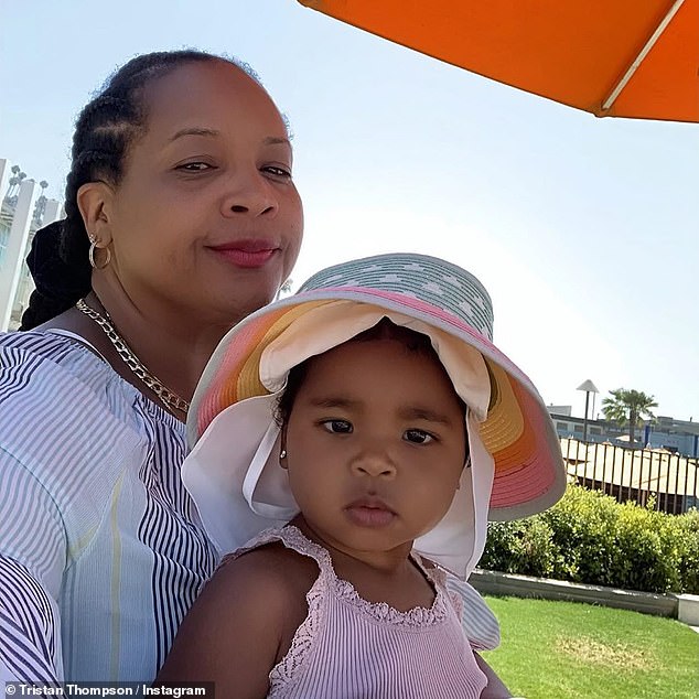 Adorable: In August 2019, Tristan even shared a heartwarming photo of his mom bonding with her granddaughter True