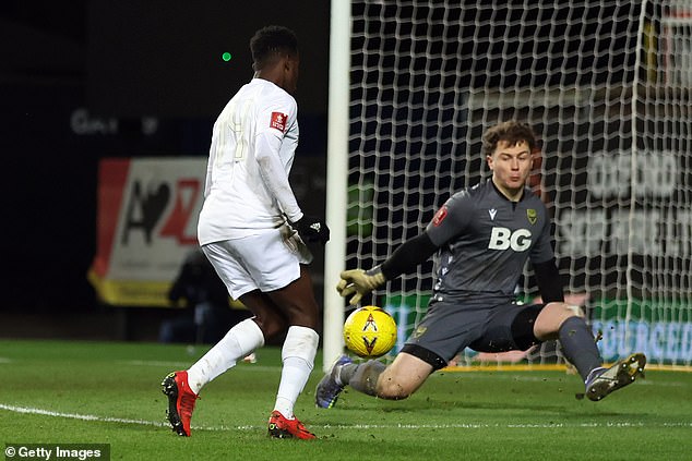 He took both goals extremely well, including a classy strike on the keeper to make it 3-0.