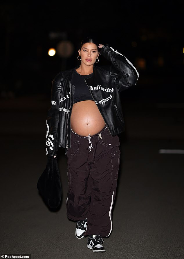 Oh baby!: The model and her husband, former NFL player Larry English, revealed that they are expecting a girl