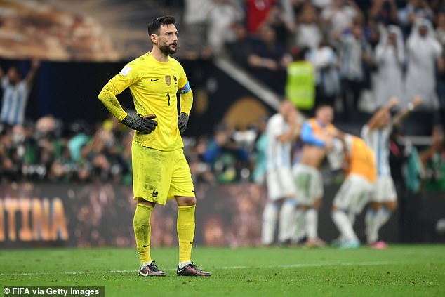 Lloris, who earned a record 145 caps, watched his team suffer the heartbreak of the World Cup final in December.