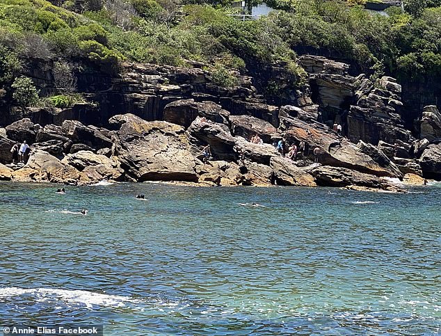 The girls lifted her onto the rocks and immediately began CPR.  Lifeguards attended on a jet ski a short time later and took over, but she could not be revived.