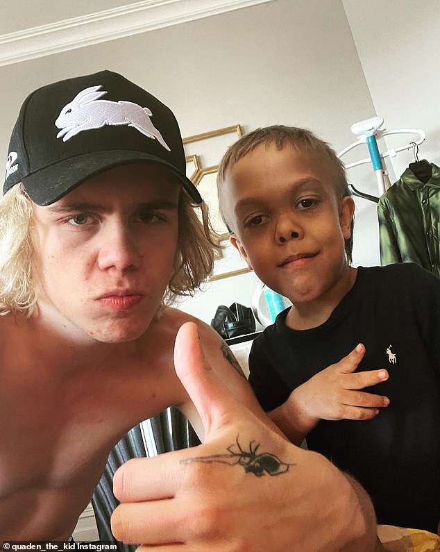 Quaden's new career move follows successful forays into Instagram and TikTok.  He recently met indigenous rapper The Kid Laroi.