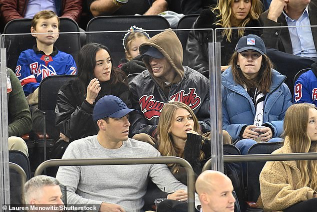 Hanging out: Last month they were spotted enjoying a New York Rangers vs. Toronto Maple Leafs hockey game