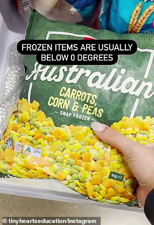 She said frozen items are usually below freezing and can cause damage to fragile tissue and sometimes even lead to frostbite if kept on the skin for too long.