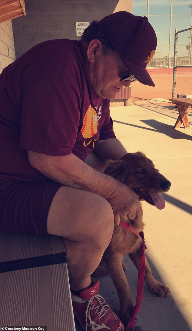 Mark Winek (pictured) was a long-time girls' softball coach at Arlington High School.