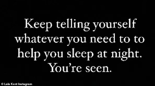 'They see you': On Emmett's Instagram self-defense day, Kent cryptically posted on Insta Stories: 'Keep telling you everything you need to help you sleep at night'