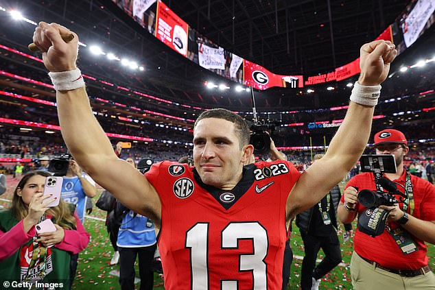 The QB threw for four touchdowns, 304 yards on 18/25 in his second CFB championship win