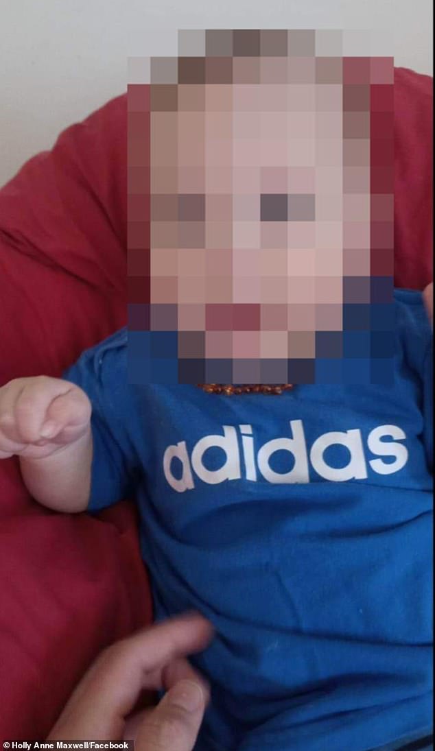 His grandmother contacted the police and the baby was taken from Maxwell and rushed to the child protection unit at Perth Children's Hospital.