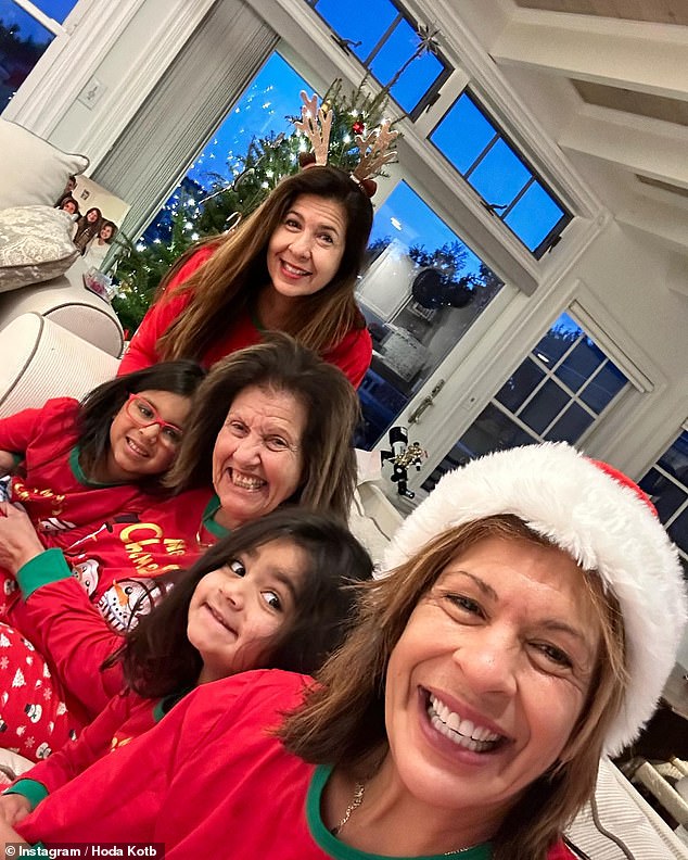 Kotb spent her first Christmas as a single mom with her mother, sister and daughters last month after splitting with ex-fiancé Joel Schiffman.