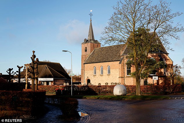 In the photo: a general view of a street in the Dutch town of Ommeren, the Netherlands