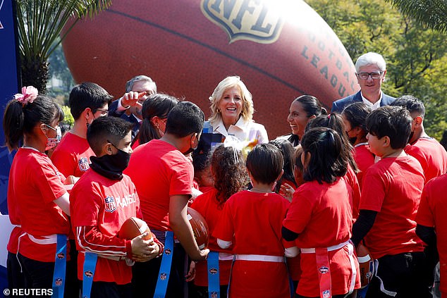 Jill Biden is in Mexico to accompany President Joe Biden on his three-day trip