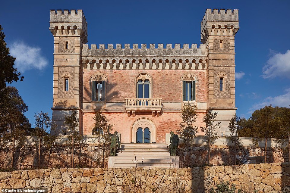 Elegant and unique: Abandoned 100 years ago, the castle now has six uniquely designed suites, which sleep 12 people.  The property is situated amongst swimming pools and elegantly landscaped private gardens.