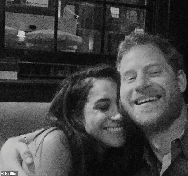 The Duke of Sussex has hinted that he and his now-wife, pictured on their second date, shared a very passionate reunion.