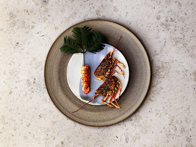 Creative: Dishes over the years have included ingredients like Finnish reindeer moss and live ants (pictured: roasted langoustines and langoustine heads)