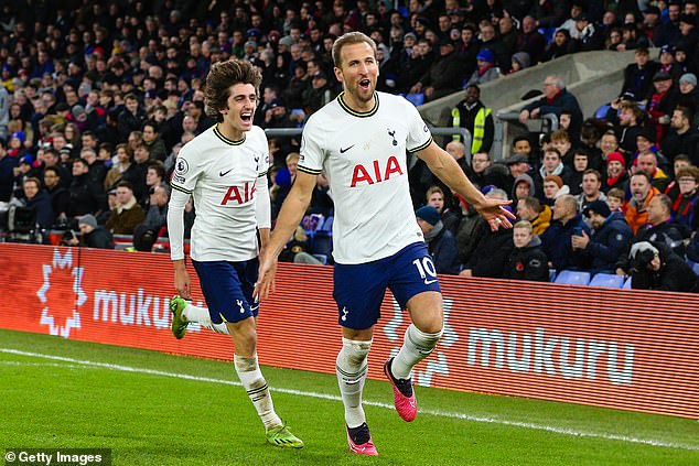 The England captain sits second on Spurs' all-time top scorer list with 265 career goals.