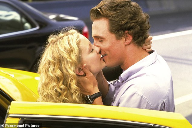 One Happy Kiss: Seen in the 2003 film How to Lose a Guy in 10 Days with Matthew McConaughey