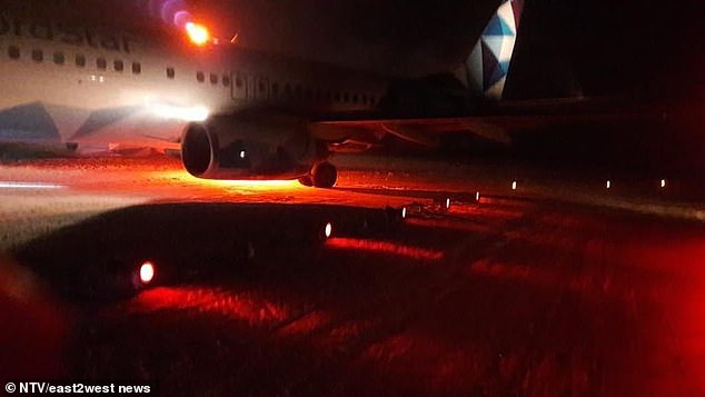 A Nord Star Boeing 737-800 with 116 passengers and six crew floundered for unclear reasons while taxiing in Norilsk