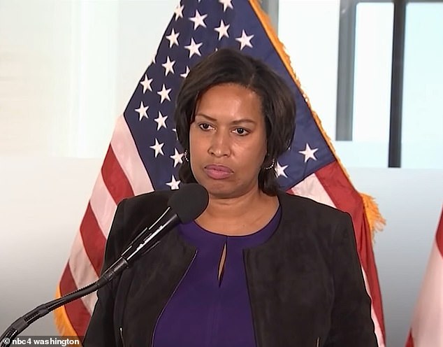 Mayor Muriel Bowser (pictured) said she was 