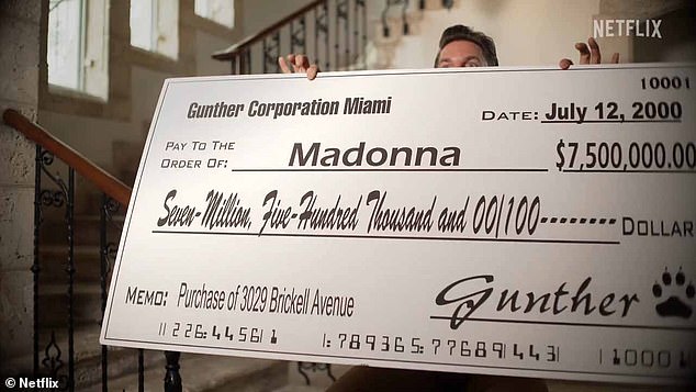 Some journalists were misled by Mian's story that Gunther VI bought a house from Madonna for $7.5 million in 2000. The house was bought by a corporation associated with Mian.