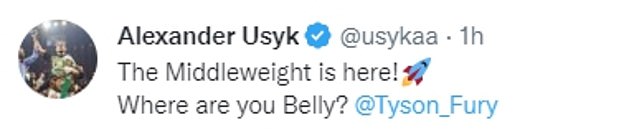 1673379942 351 Oleksandr Usyk taunts Belly Tyson Fury after receiving draft contract