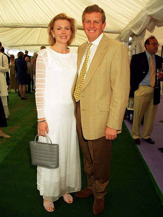 The third time's the charm!  Colin's nuptials mark the third time he has been married, after previously marrying his first wife Eimear Wilson (pictured together) in 1990 and his second wife Gaynor Knowles in 2008.