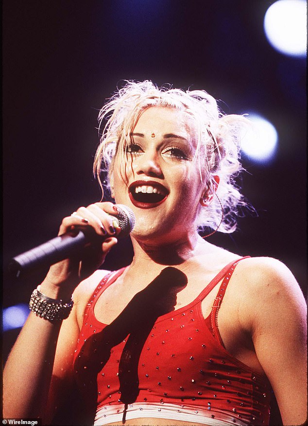 While in the rock band, No Doubt, in the 1980s, she frequently wore a bindi, which is traditionally worn by Hindu women (seen in 1997)