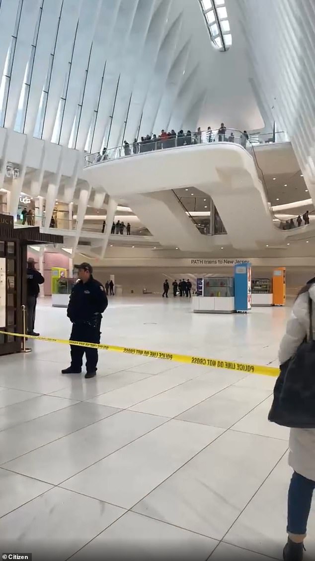 Authorities are investigating a suspicious package at The Oculus after receiving a possible bomb threat in the Big Apple's Financial District