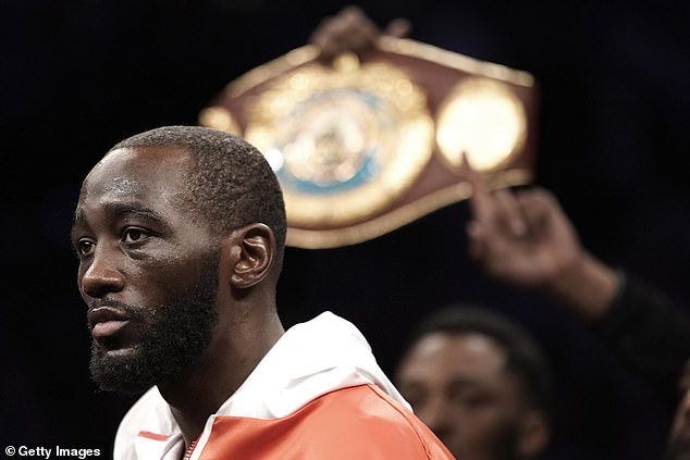 If Spence fights Thurman in April, he would have 60 days to negotiate a fight with WBO welterweight Terence Crawford (pictured) or face a mandate to defend his 147-pound titles against the winner of March's Vergil fight. Ortiz and Eimantas Stanionis.  Spence-Crawford has been at the top of boxing fans' wish lists for years, but the two have repeatedly failed to reach an agreement.