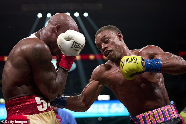 Spence (right) last fought in April against Yordenis Ugas (left), who suffered a fractured orbital bone in the knockout loss.  Ugas was coming off a win over legend Manny Pacquiao, who had previously beaten Thurman in July 2019.