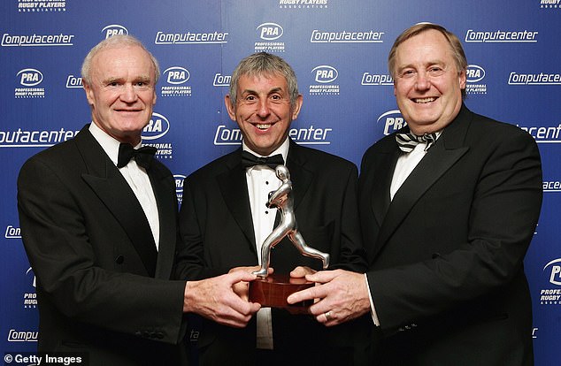 The former England and Lions running back (right) was inducted into the Hall of Fame in 2006.